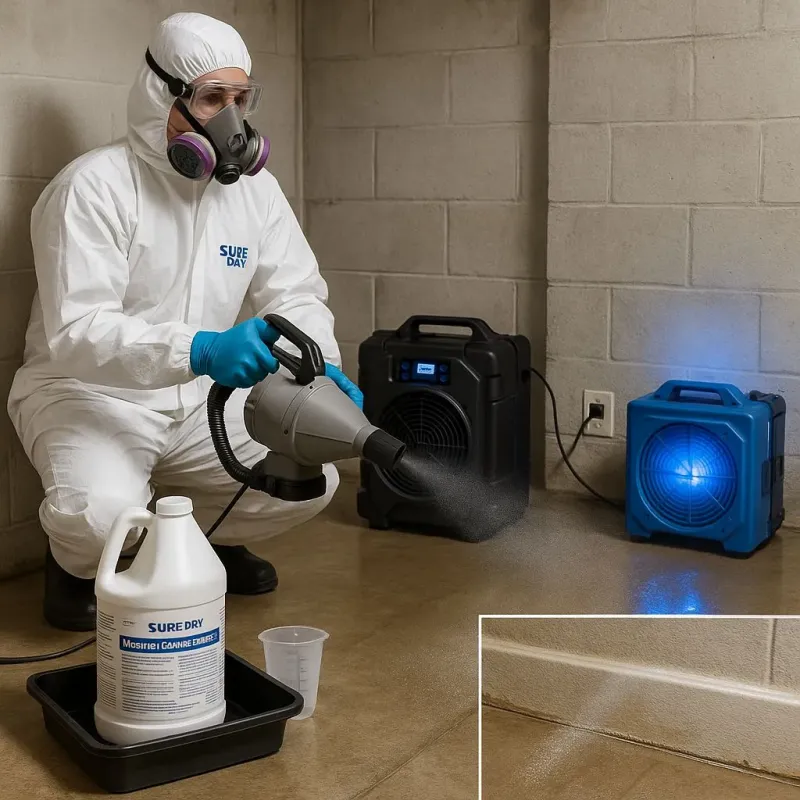 Sanitization and Odor Removal process in Montgomery, MN