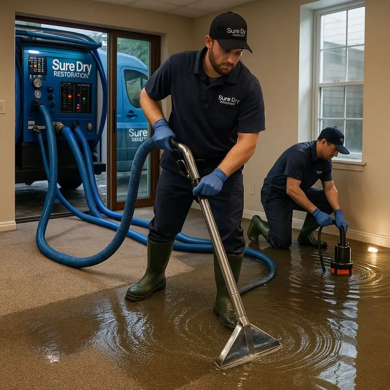 Water Extraction and Removal process in Montgomery, MN